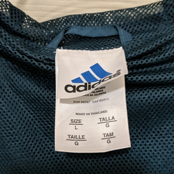 NWT ADIDAS CLIMATE HOODED JACKET - Picture 2 of 8